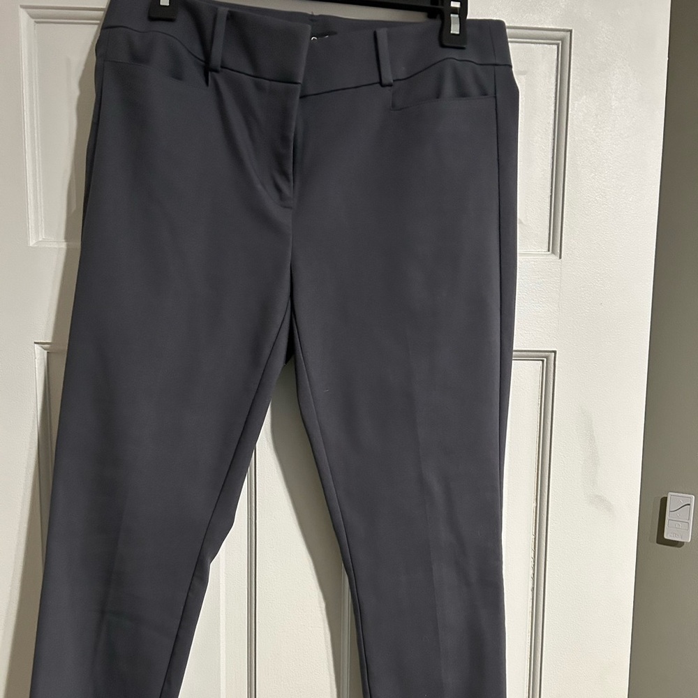 Gray Slim Fit Pants